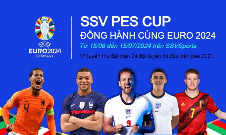 Giải SSV PES CUP Đồng hành cùng euro 2024